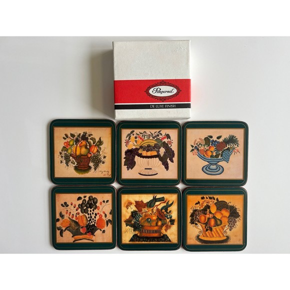 Pimpernel Dining Nos Vintage Pimpernel De Luxe Coasters Complete